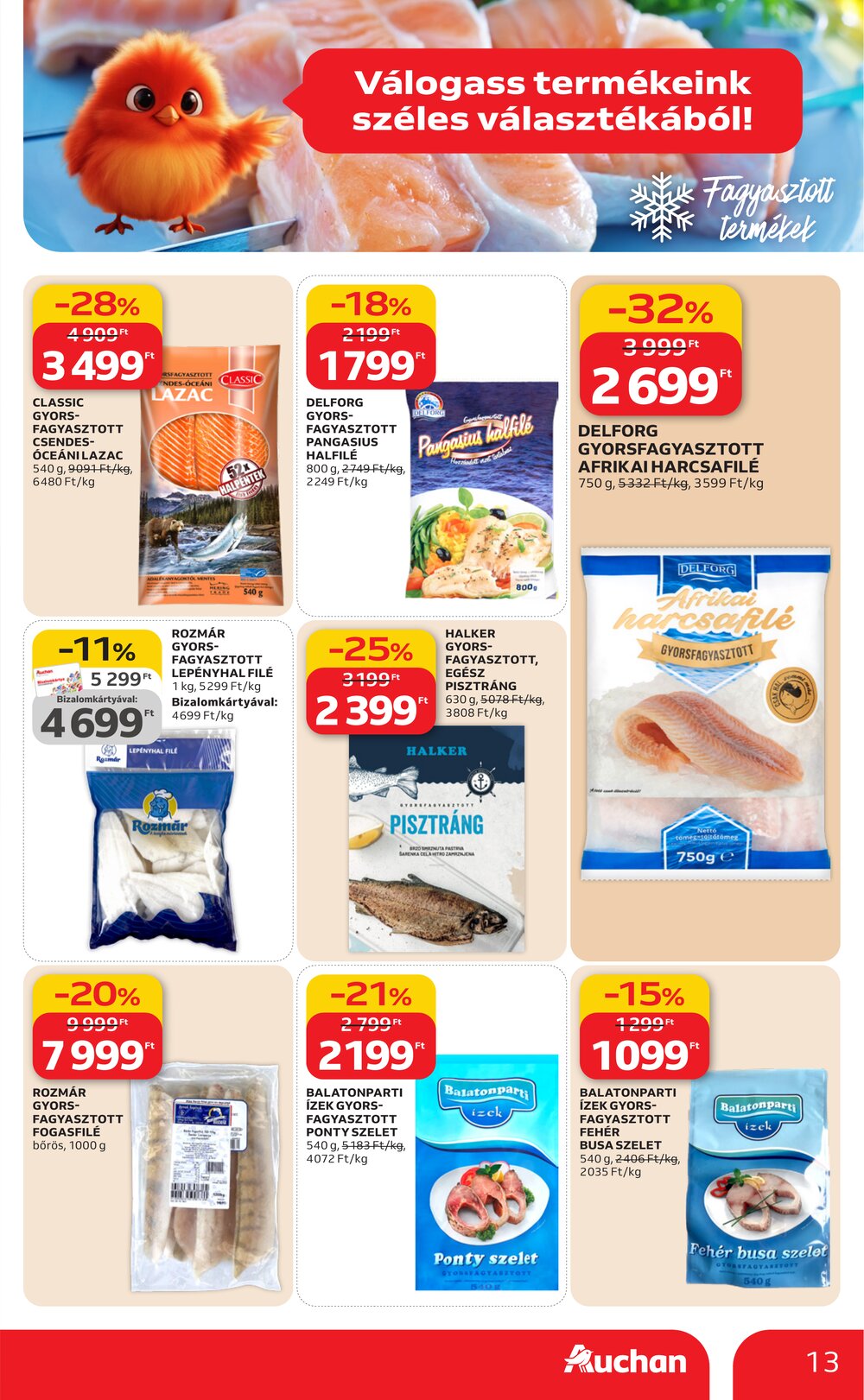 Auchan akciós újság 2026.02.19-től - 13. oldal.