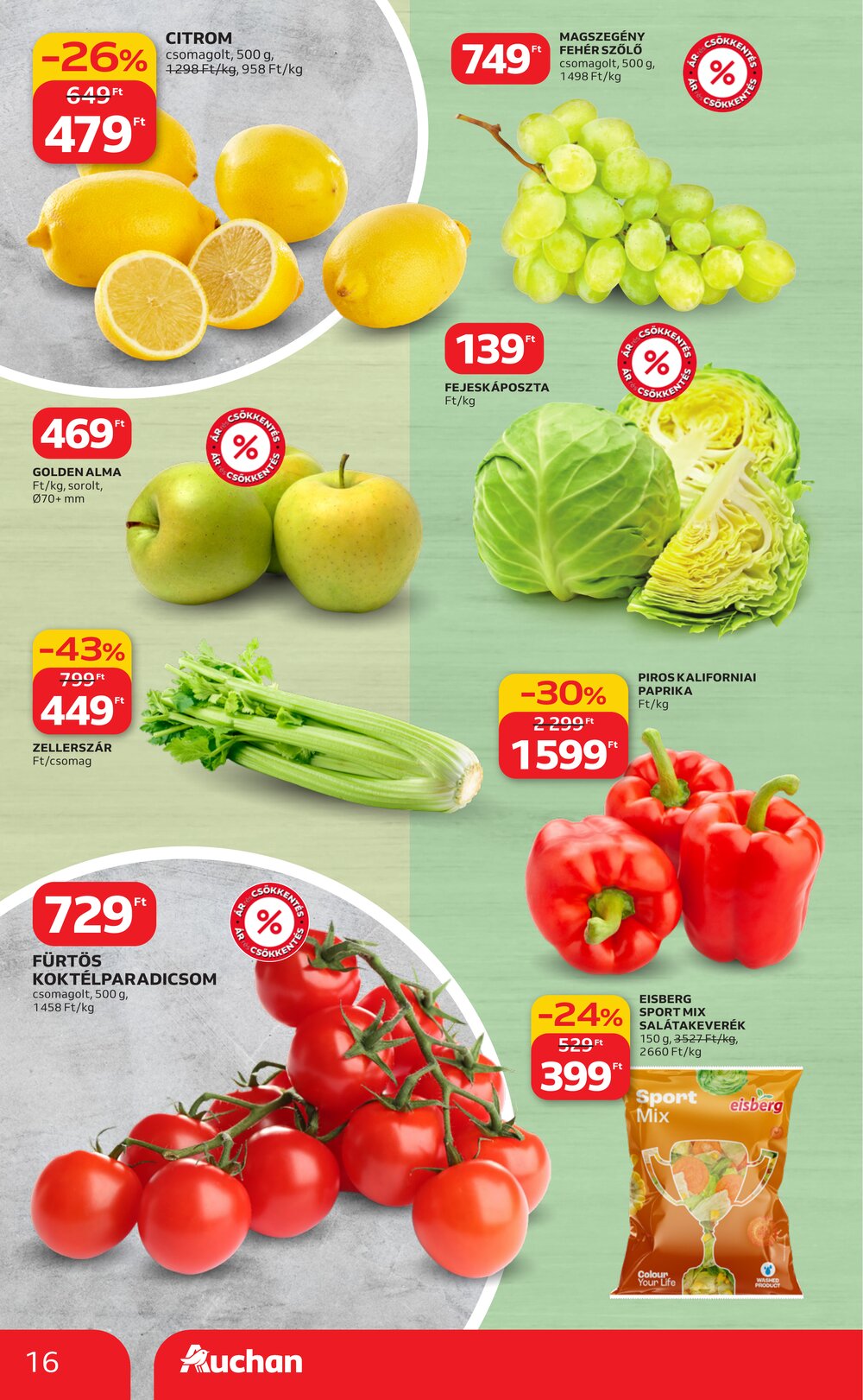 Auchan akciós újság 2026.02.19-től - 16. oldal.