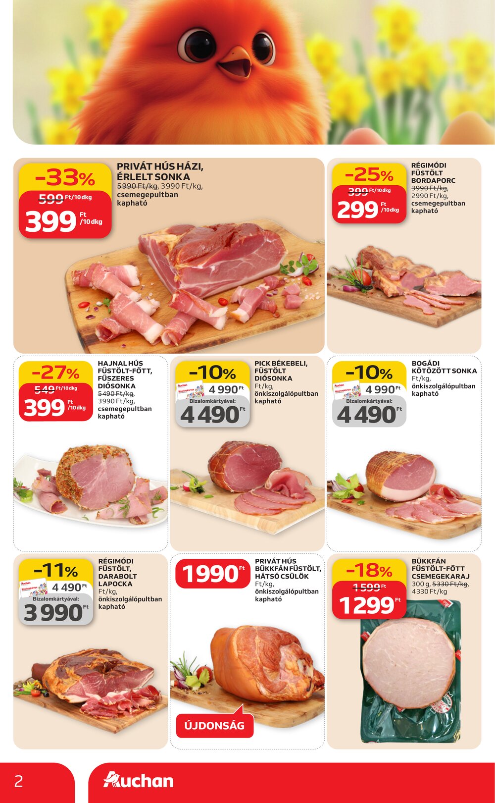 Auchan akciós újság 2026.02.19-től - 2. oldal.