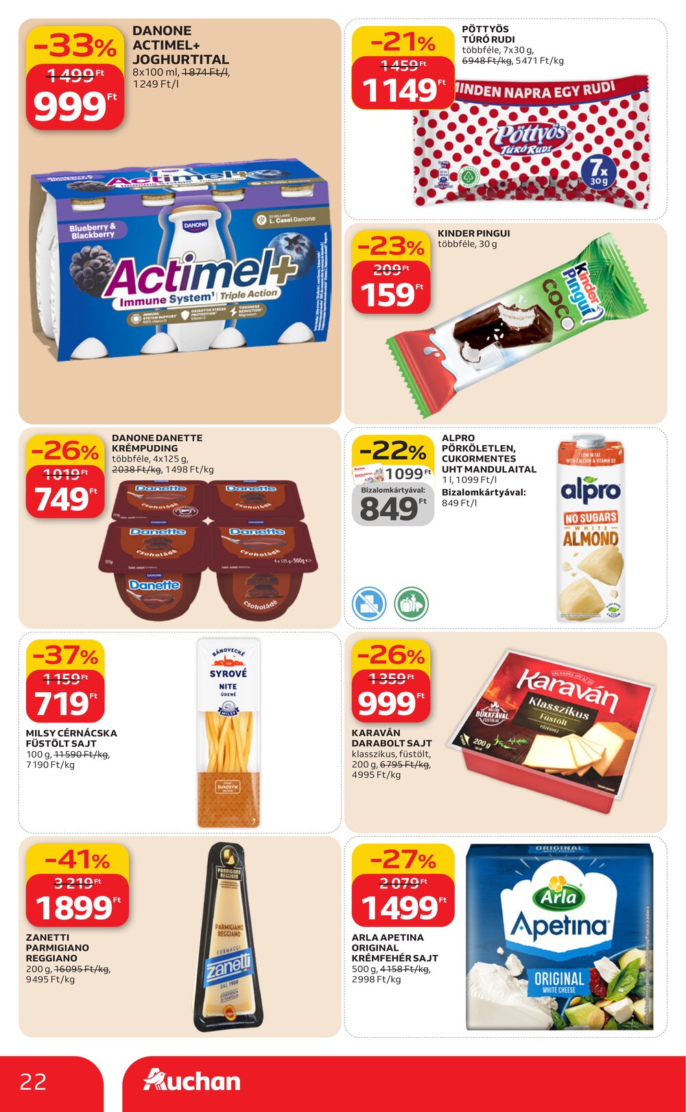 Auchan akciós újság 2026.02.19-től - 22. oldal.