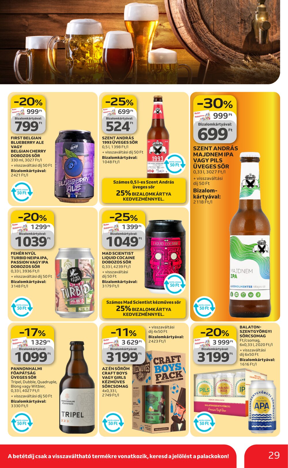 Auchan akciós újság 2026.02.19-től - 29. oldal.