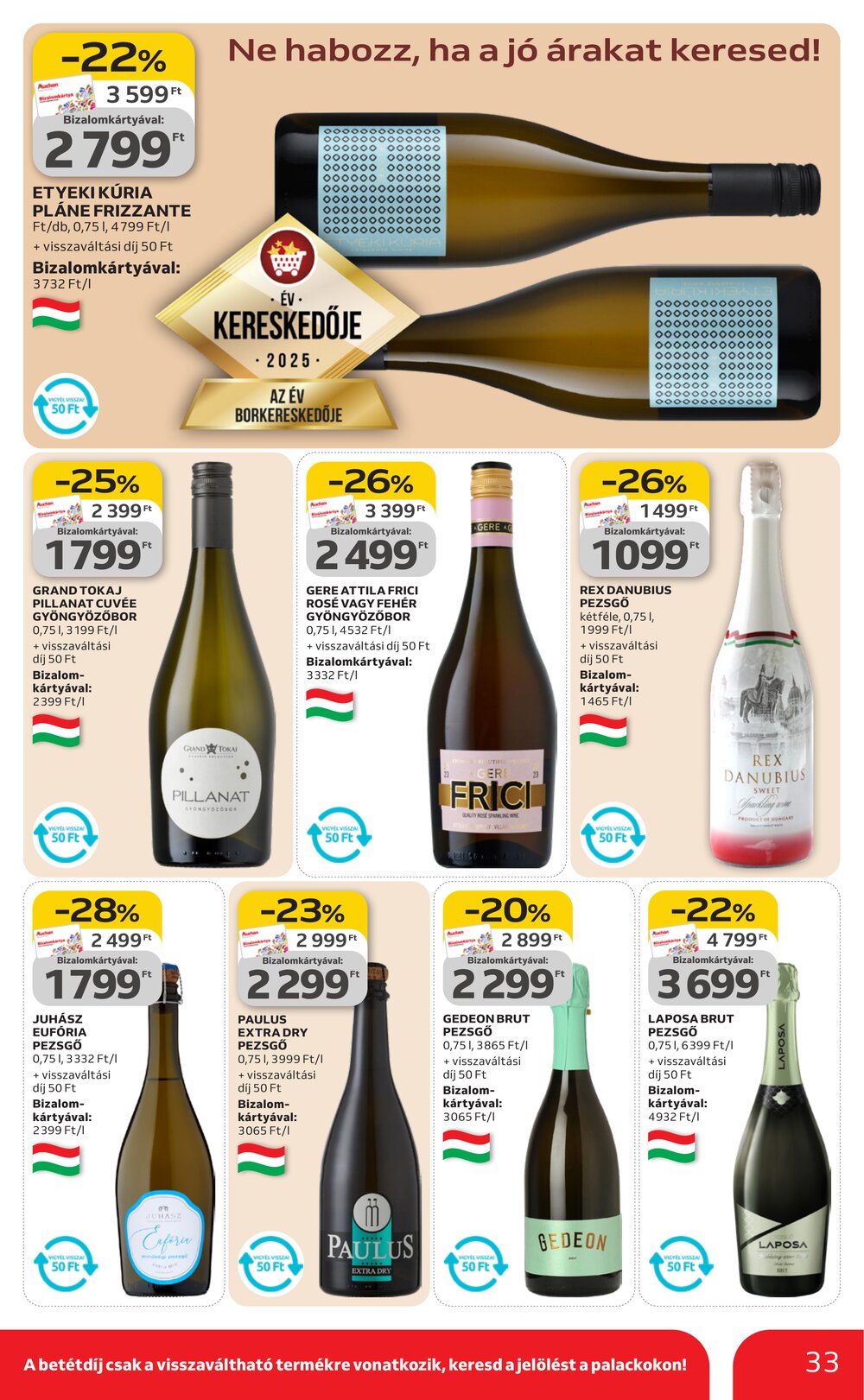 Auchan akciós újság 2026.02.19-től - 33. oldal.