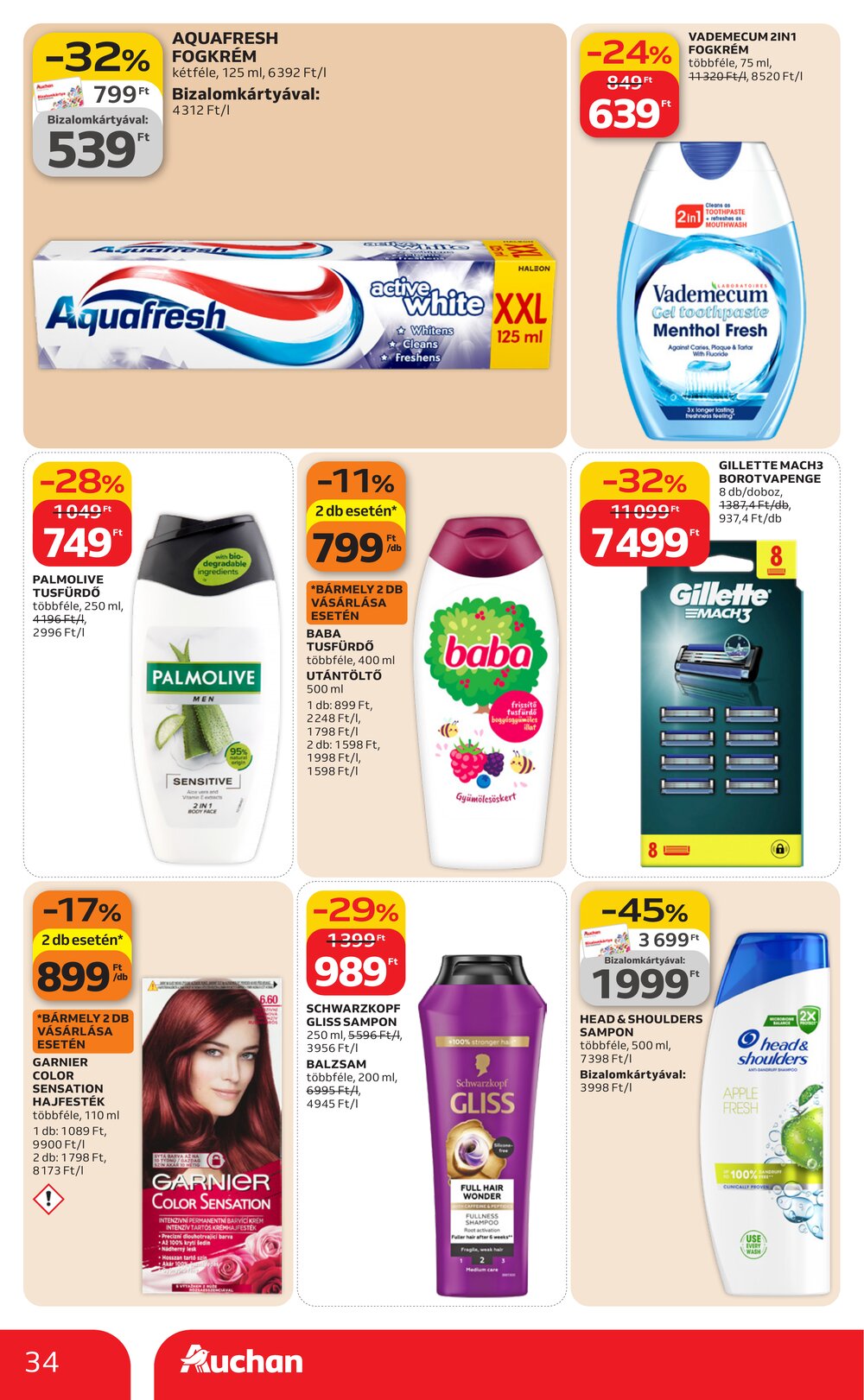 Auchan akciós újság 2026.02.19-től - 34. oldal.