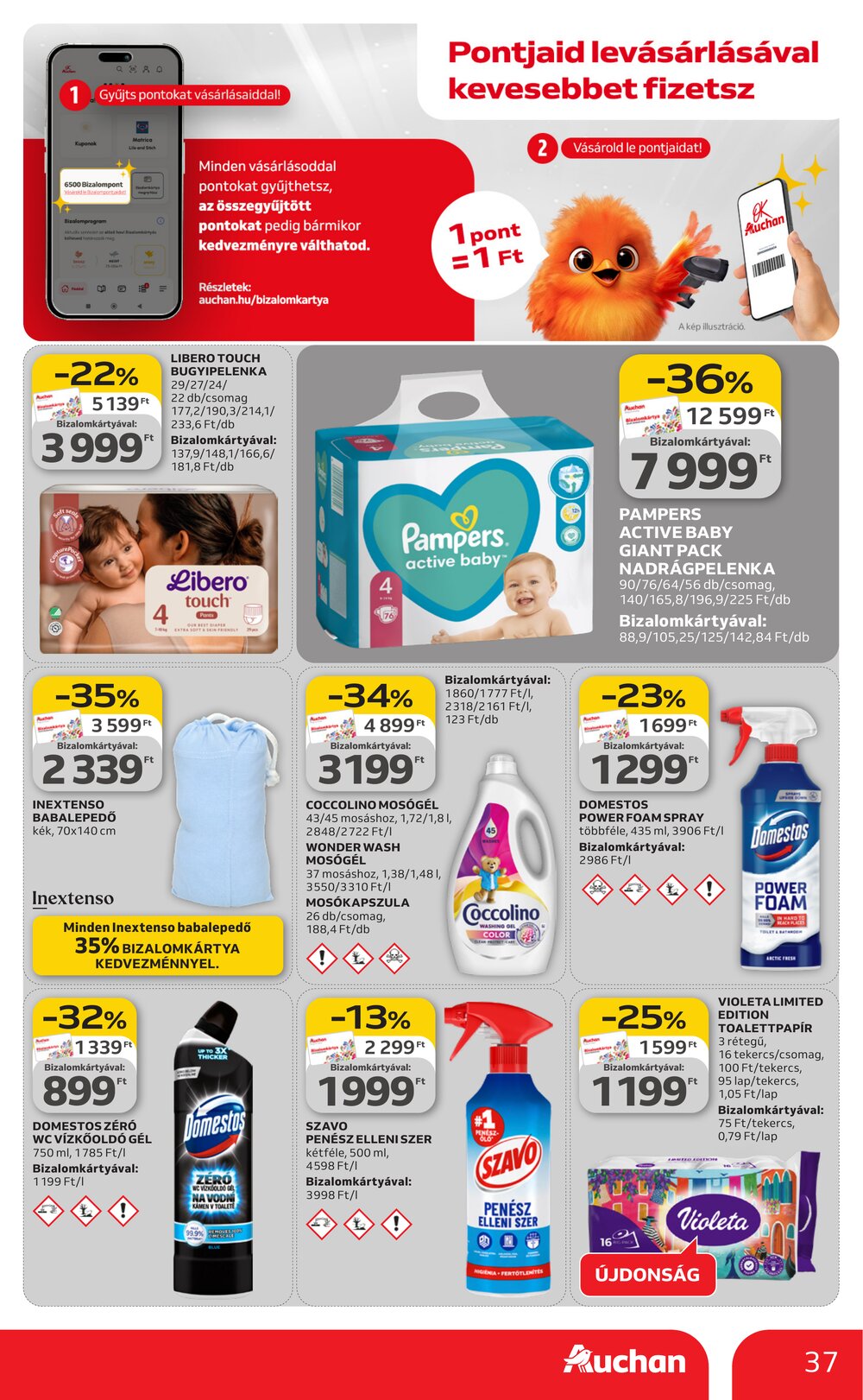 Auchan akciós újság 2026.02.19-től - 37. oldal.