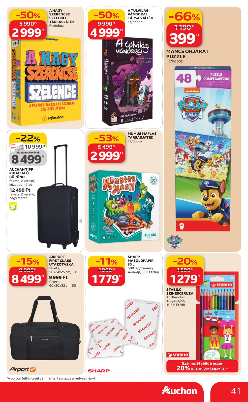 Auchan akciós újság 2026.02.19-től - 41. oldal.