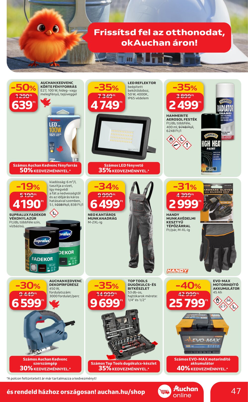 Auchan akciós újság 2026.02.19-től - 47. oldal.