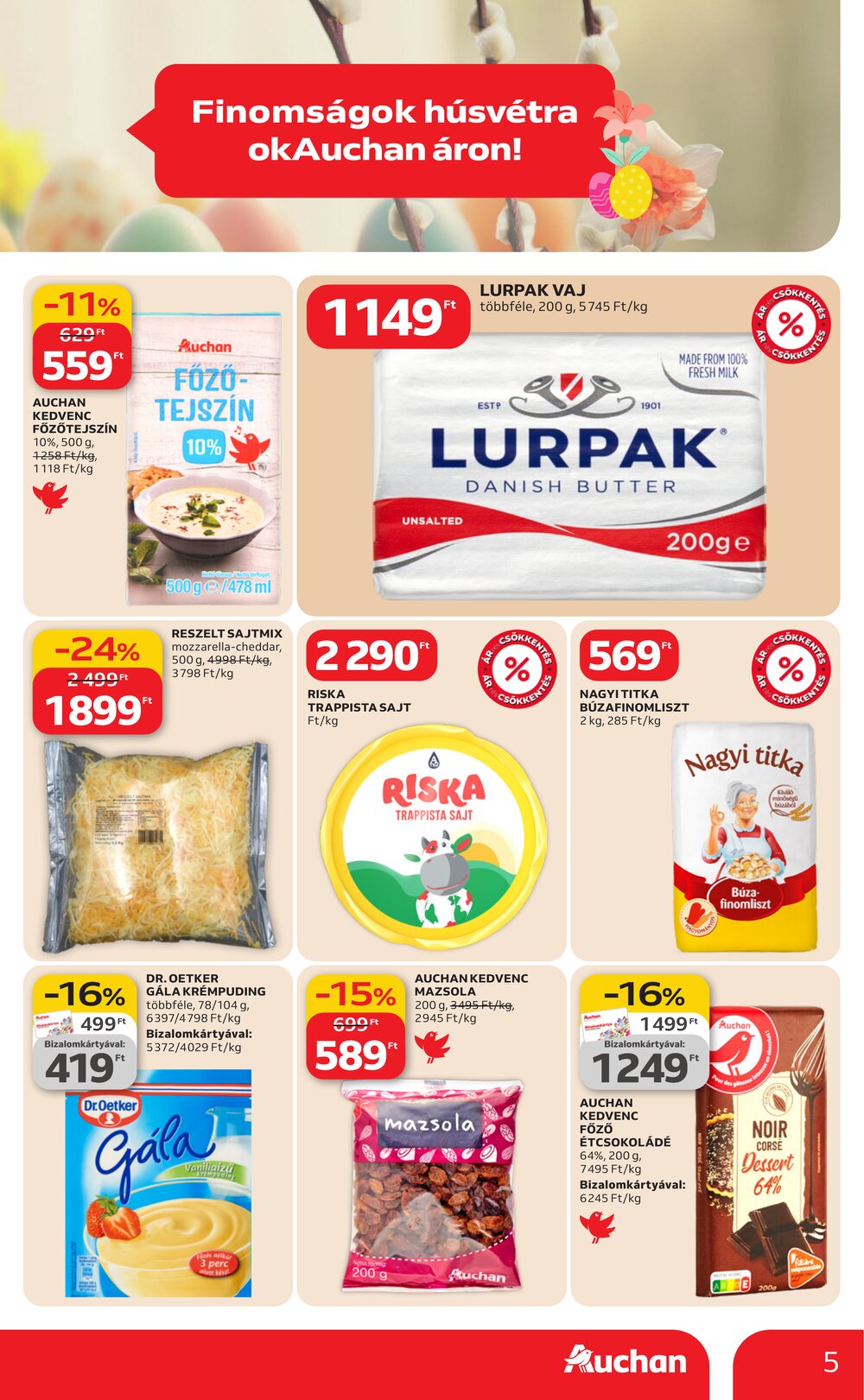 Auchan akciós újság 2026.02.19-től - 5. oldal.