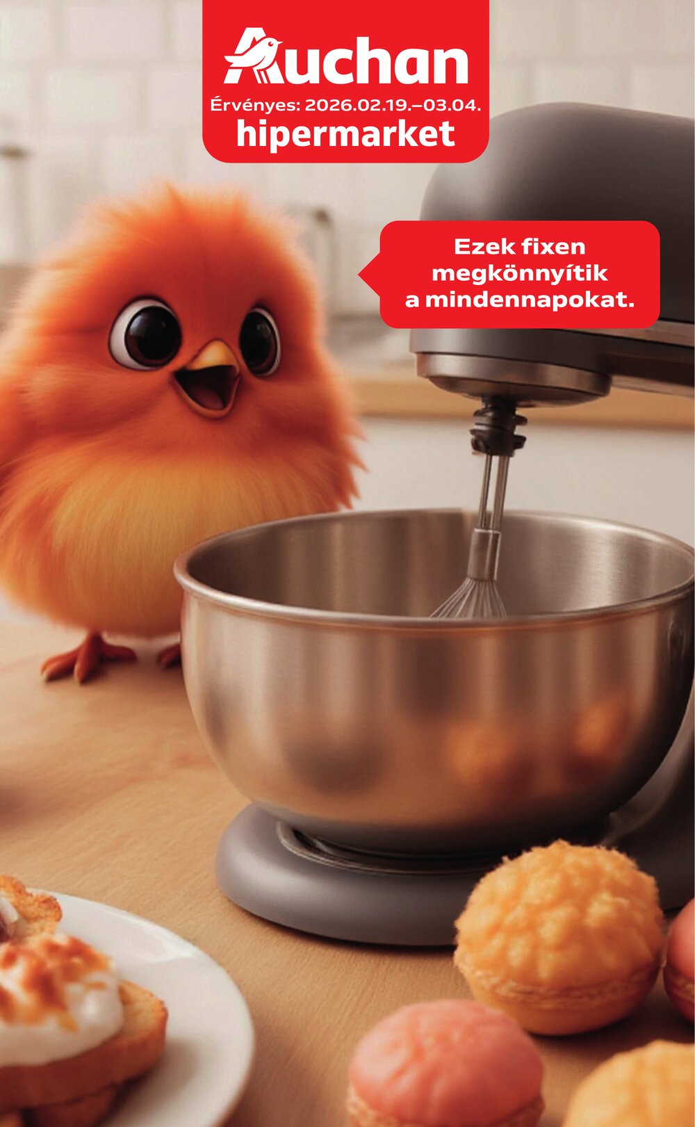 Auchan akciós újság 2026.02.19-től - 1. oldal.