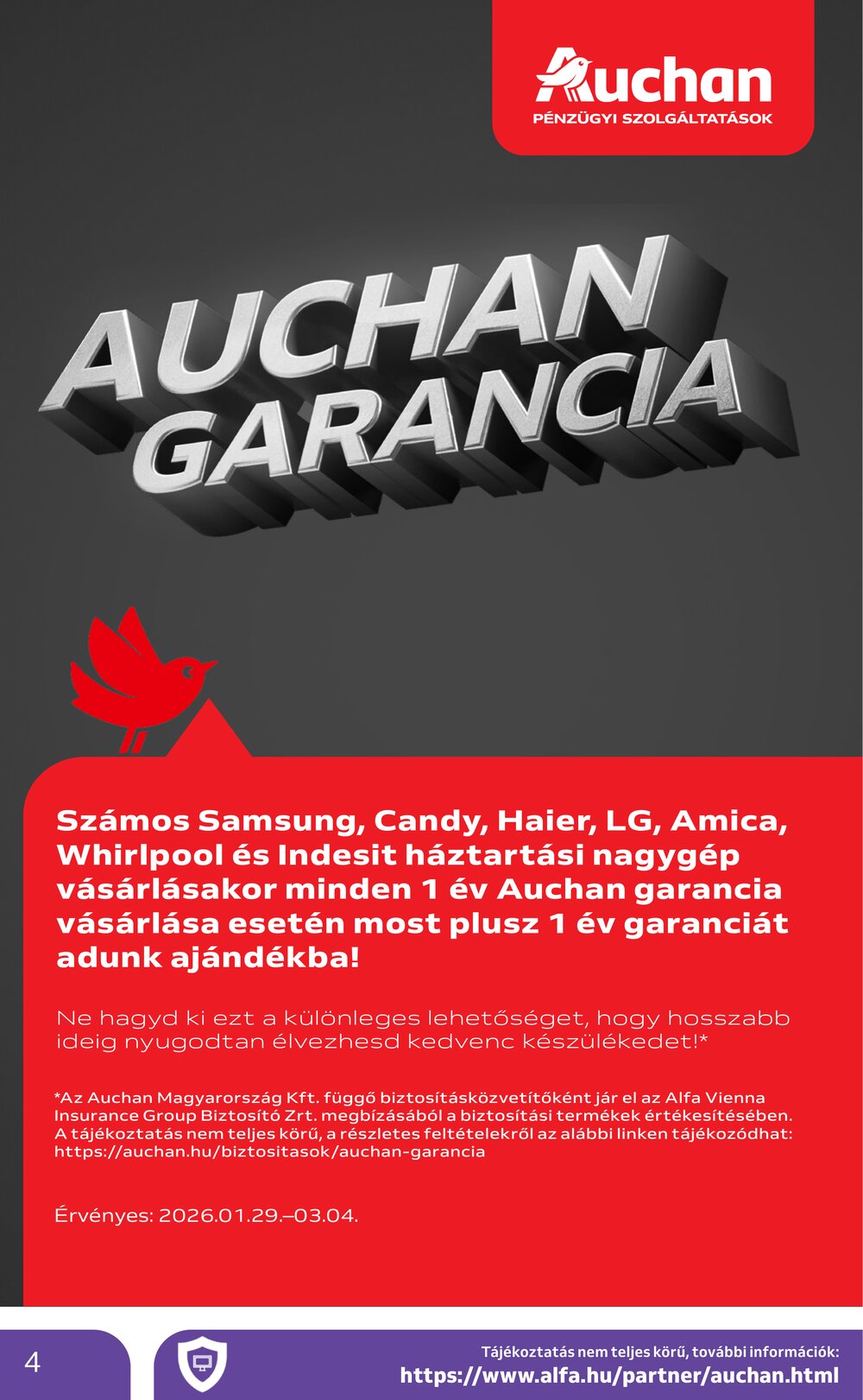 Auchan akciós újság 2026.02.19-től - 4. oldal.