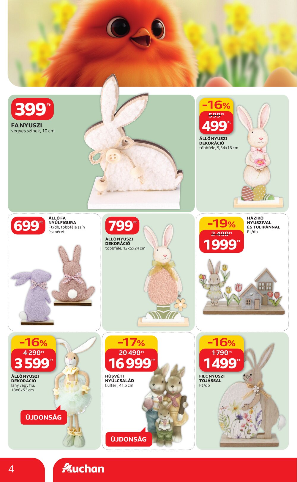 Auchan akciós újság 2026.02.19-től - 4. oldal.