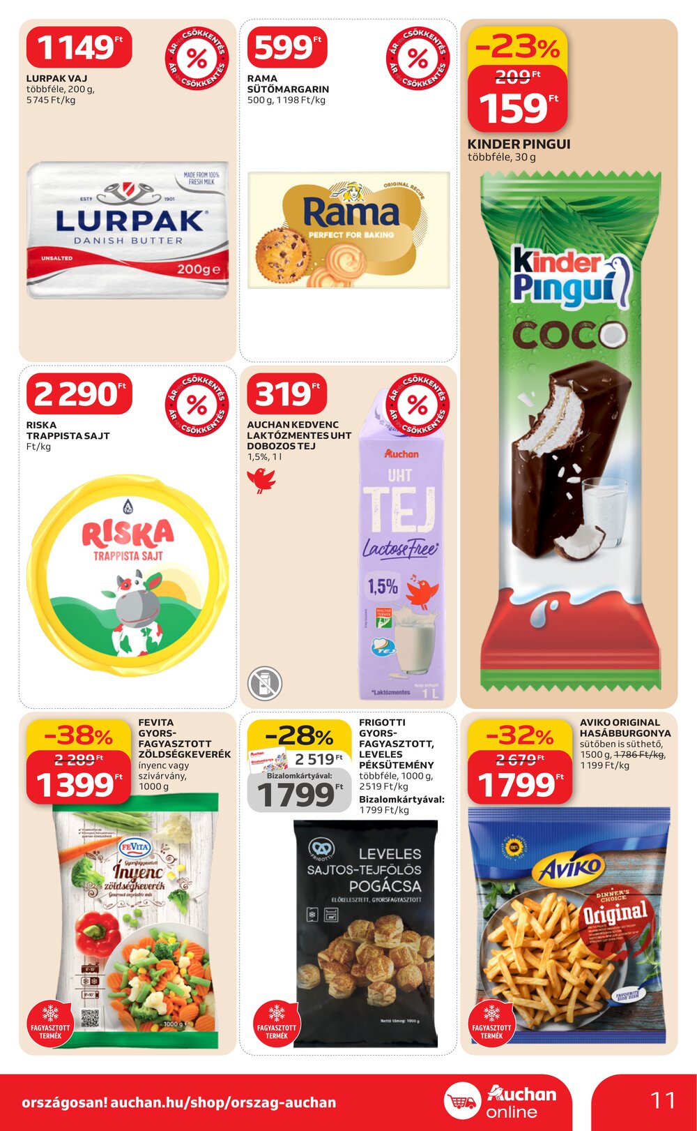 Auchan akciós újság 2026.02.19-től - 11. oldal.