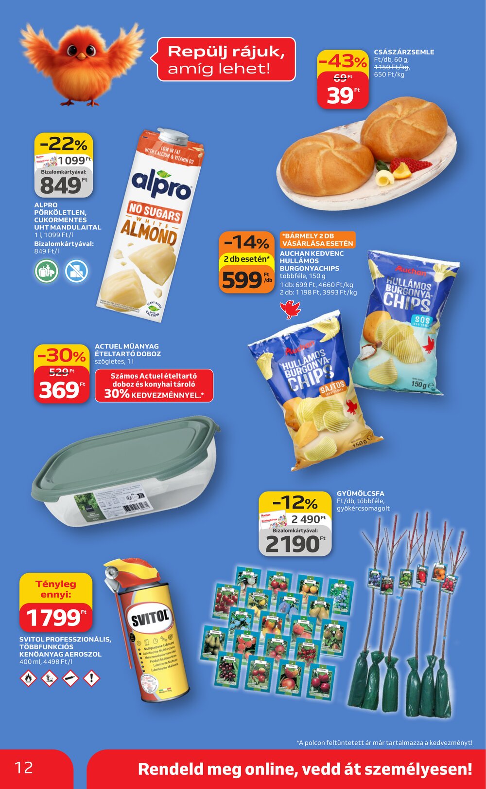 Auchan akciós újság 2026.02.19-től - 12. oldal.