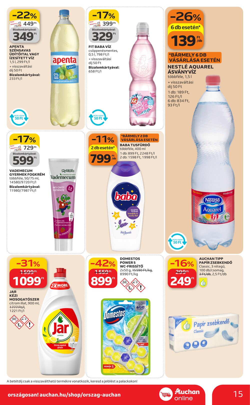 Auchan akciós újság 2026.02.19-től - 15. oldal.