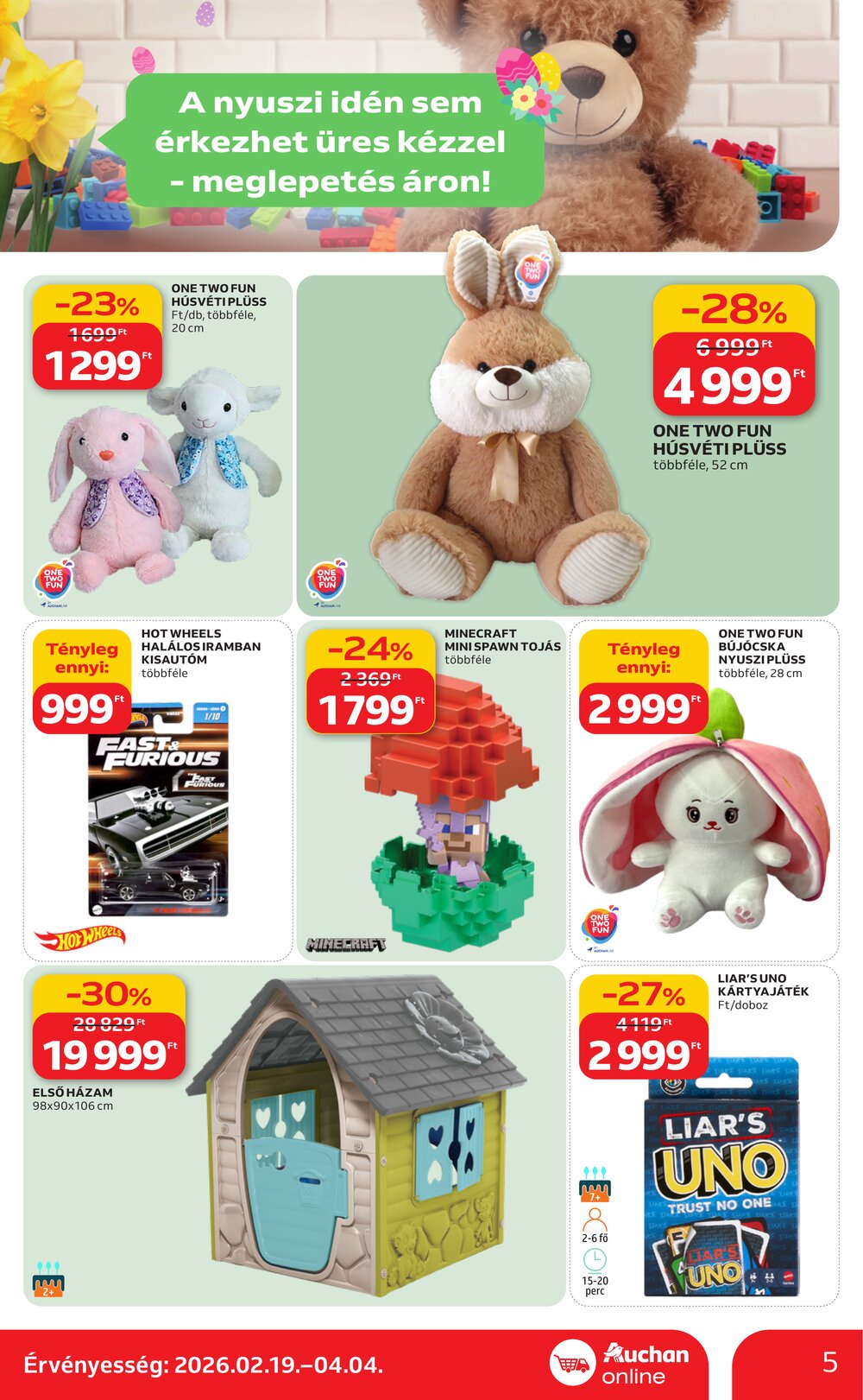 Auchan akciós újság 2026.02.19-től - 5. oldal.