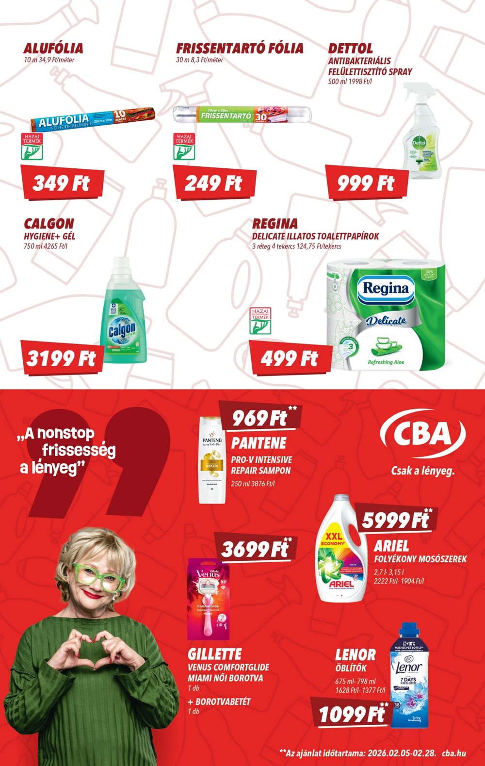 CBA akciós újság 2026.02.19-től - 7. oldal.