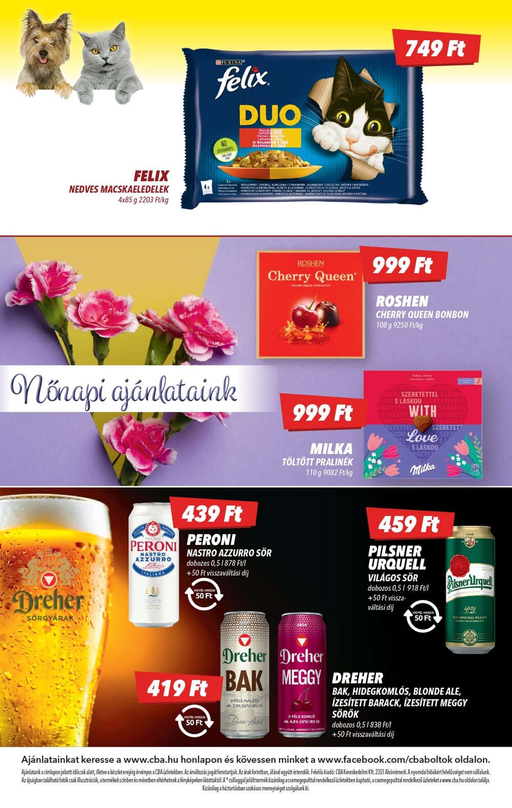 CBA akciós újság 2026.02.19-től - 8. oldal.