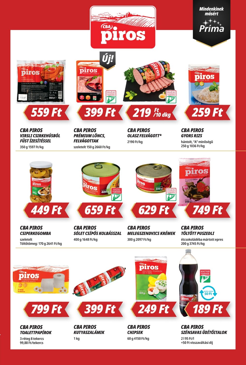 CBA akciós újság 2026.02.19-től - 3. oldal.