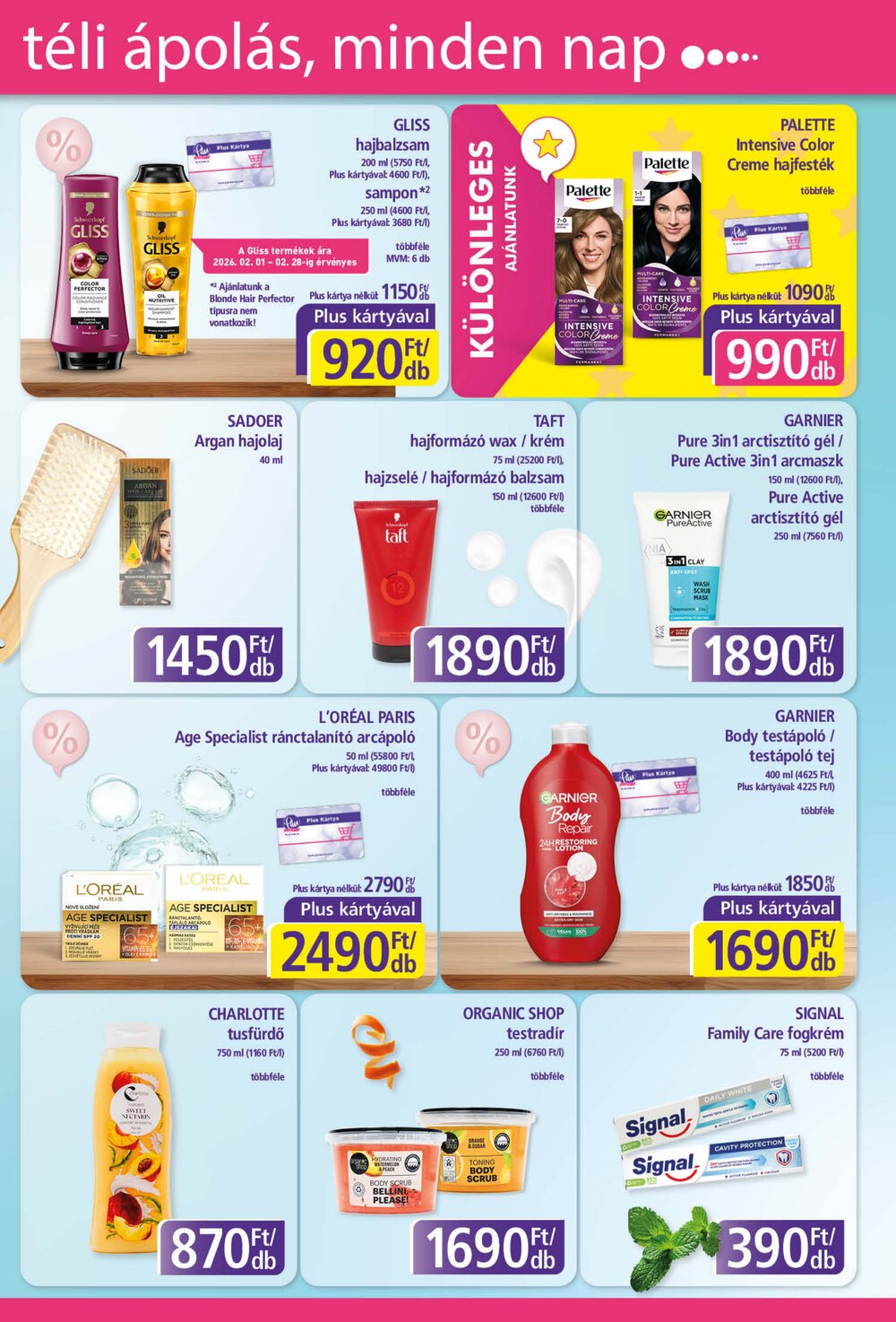 PlusMarket akciós újság 2026.02.19-től - 3. oldal.