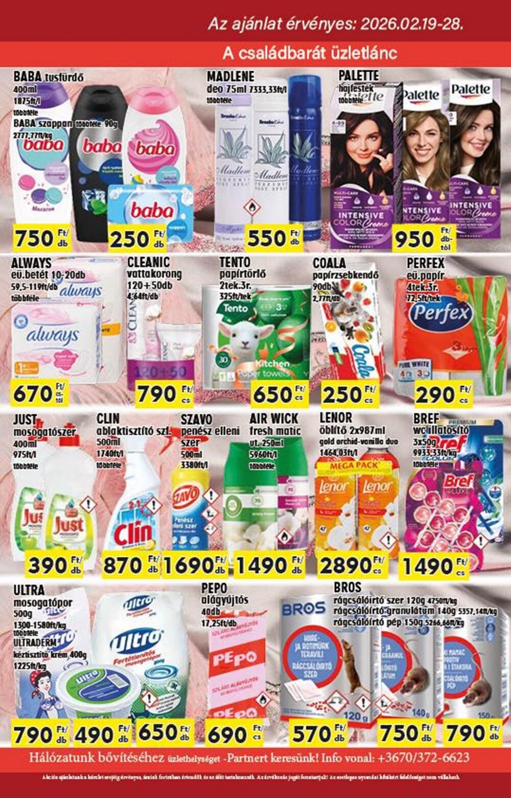 Family Market akciós újság 2026.02.19-től - 2. oldal.
