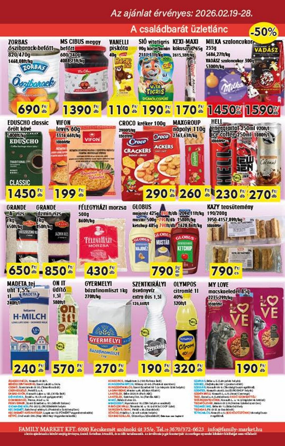 Family Market akciós újság 2026.02.19-től - 4. oldal.