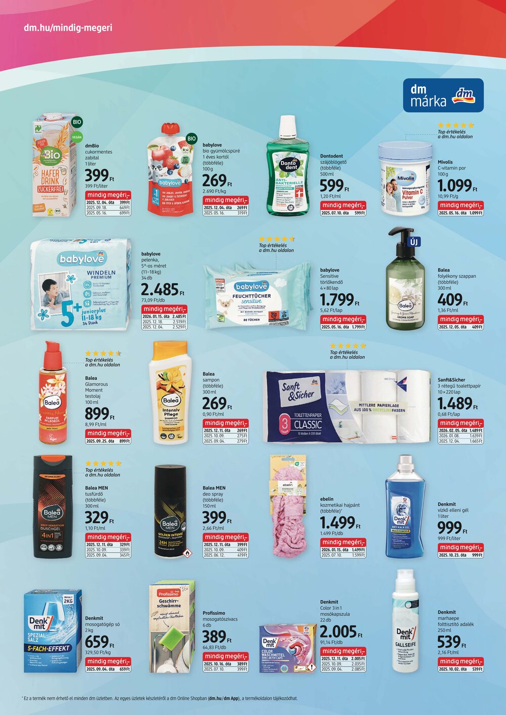 DM drogéria akciós újság 2026.02.19-től - 2. oldal.