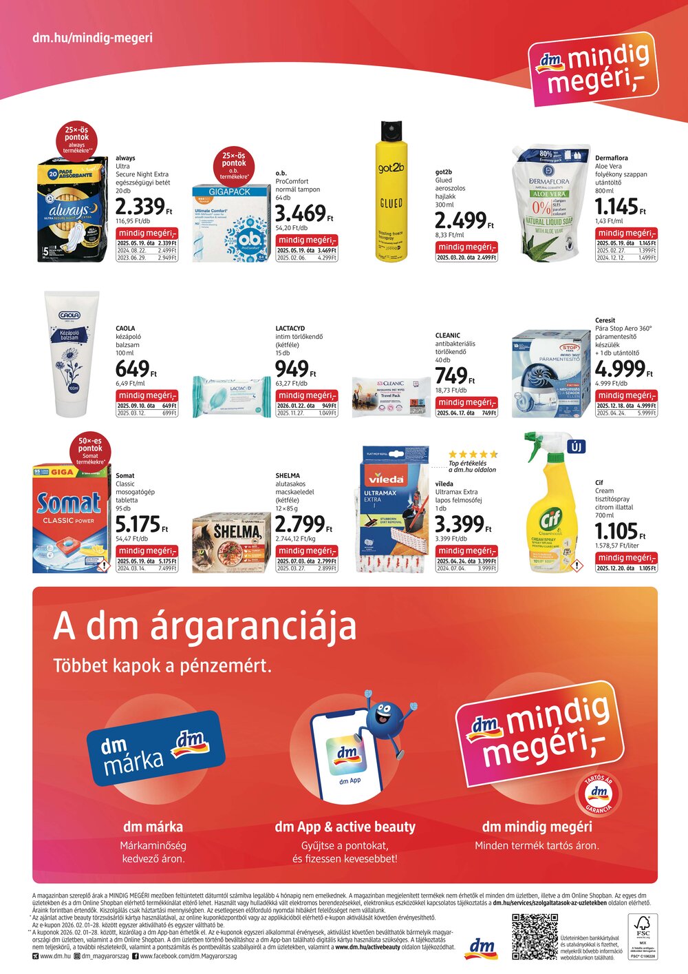 DM drogéria akciós újság 2026.02.19-től - 4. oldal.