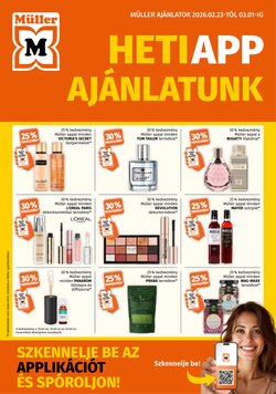 Müller drogéria akciós újság 2026.02.23-tól