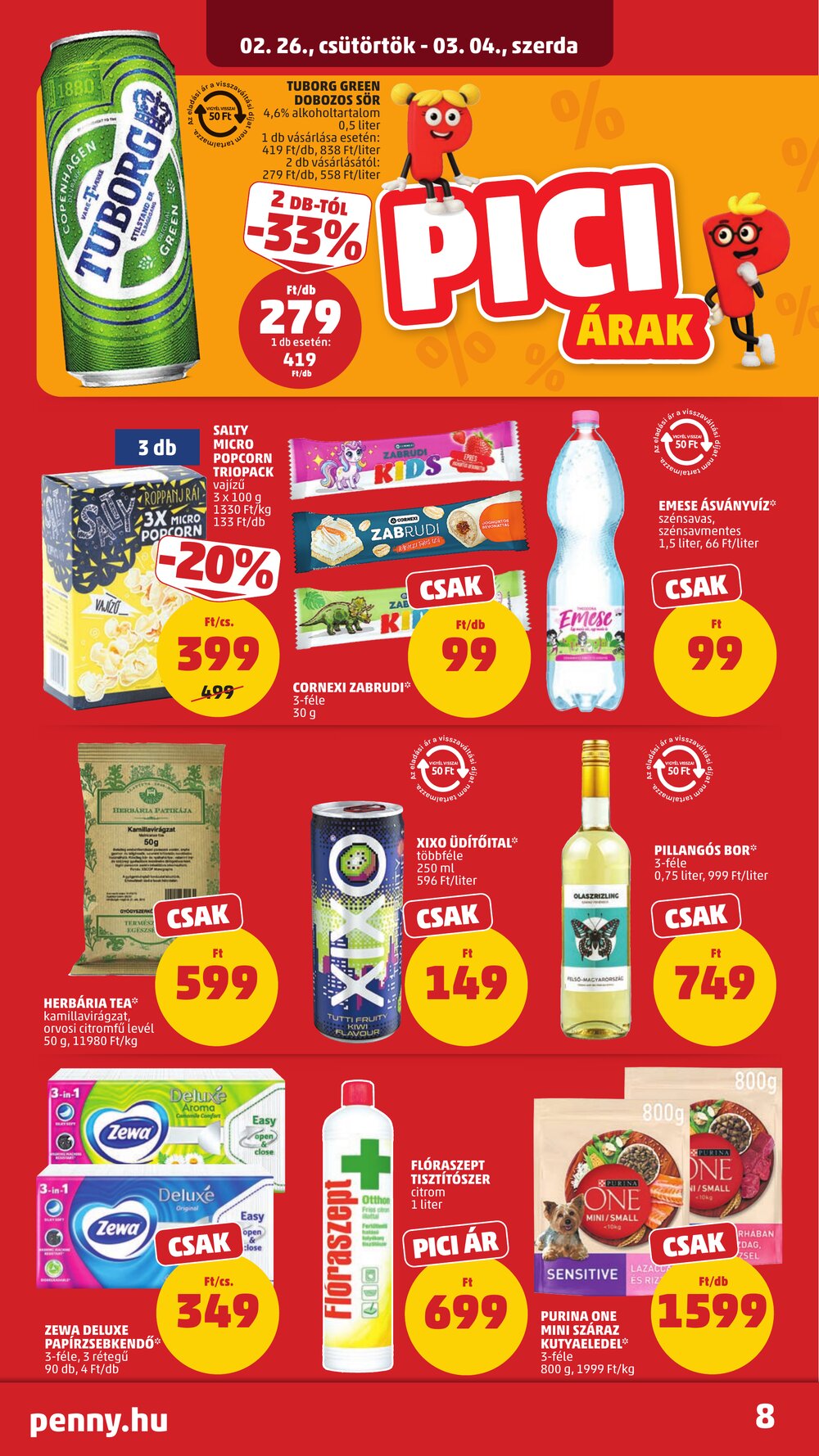 Penny Market akciós újság 2026.02.26-tól - 10. oldal.