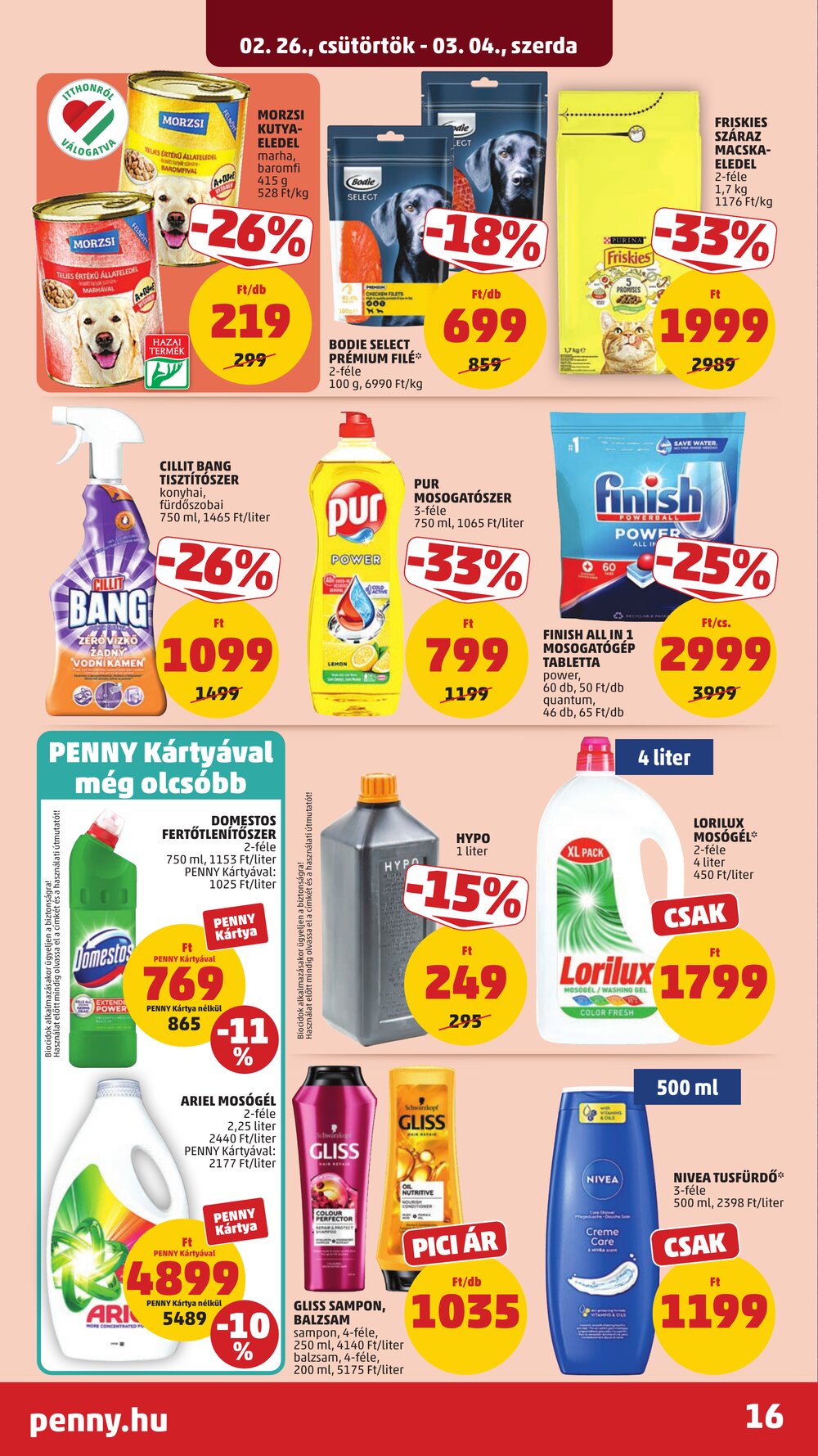 Penny Market akciós újság 2026.02.26-tól - 20. oldal.