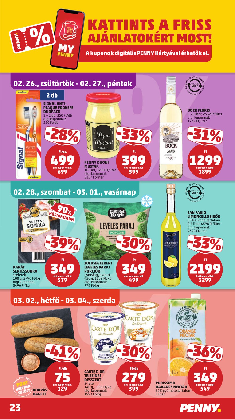 Penny Market akciós újság 2026.02.26-tól - 27. oldal.
