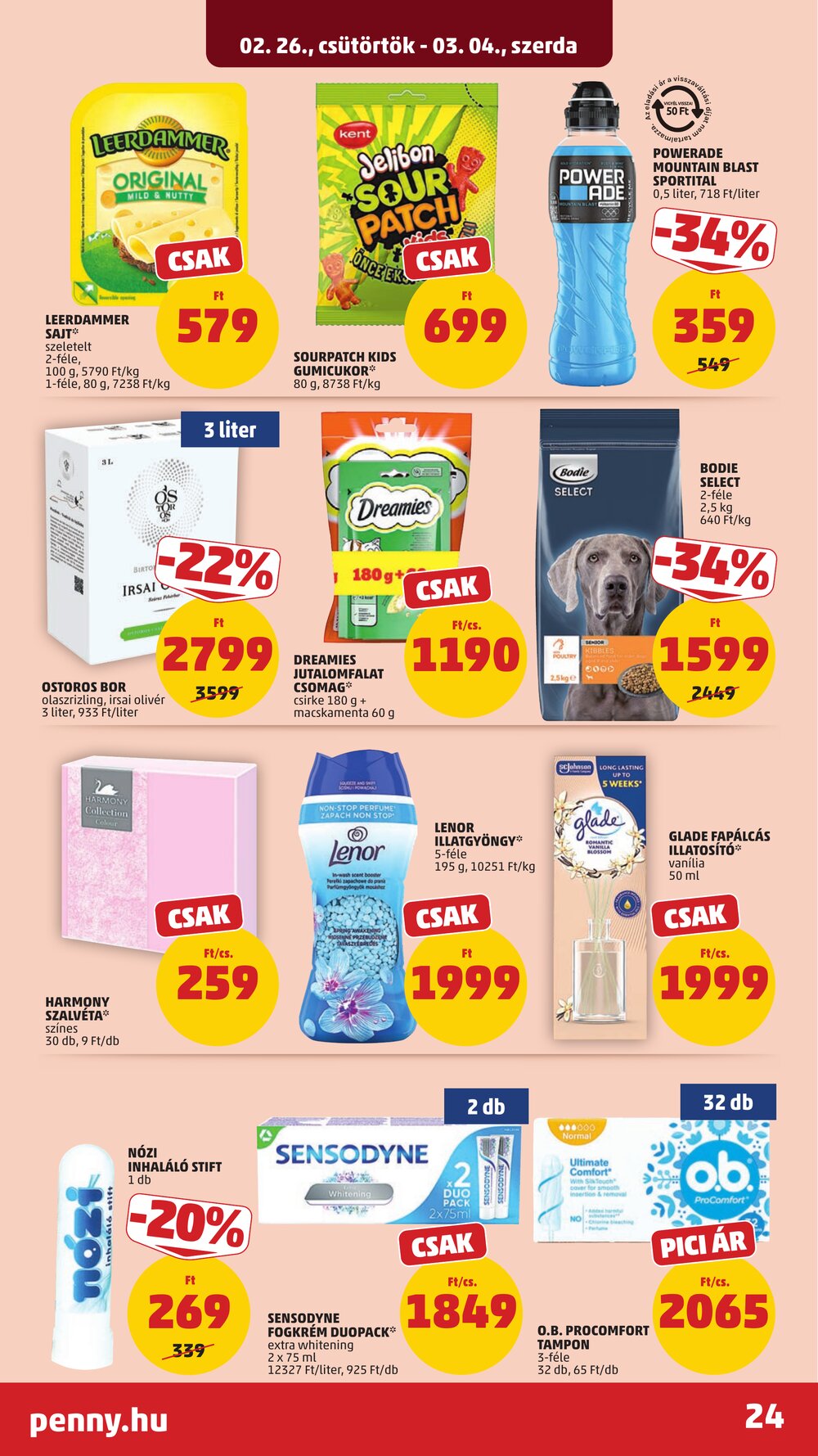 Penny Market akciós újság 2026.02.26-tól - 28. oldal.