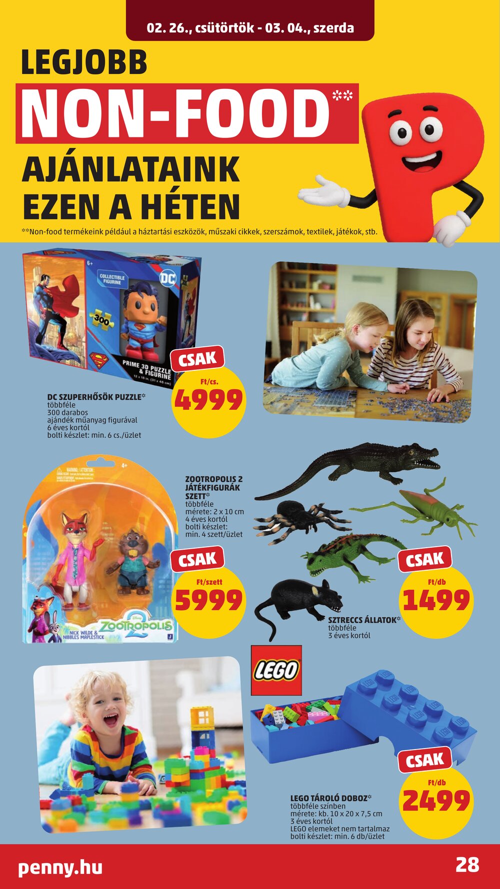 Penny Market akciós újság 2026.02.26-tól - 32. oldal.