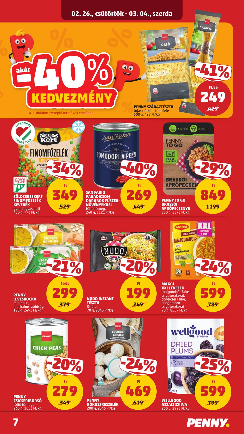 Penny Market akciós újság 2026.02.26-tól - 9. oldal.