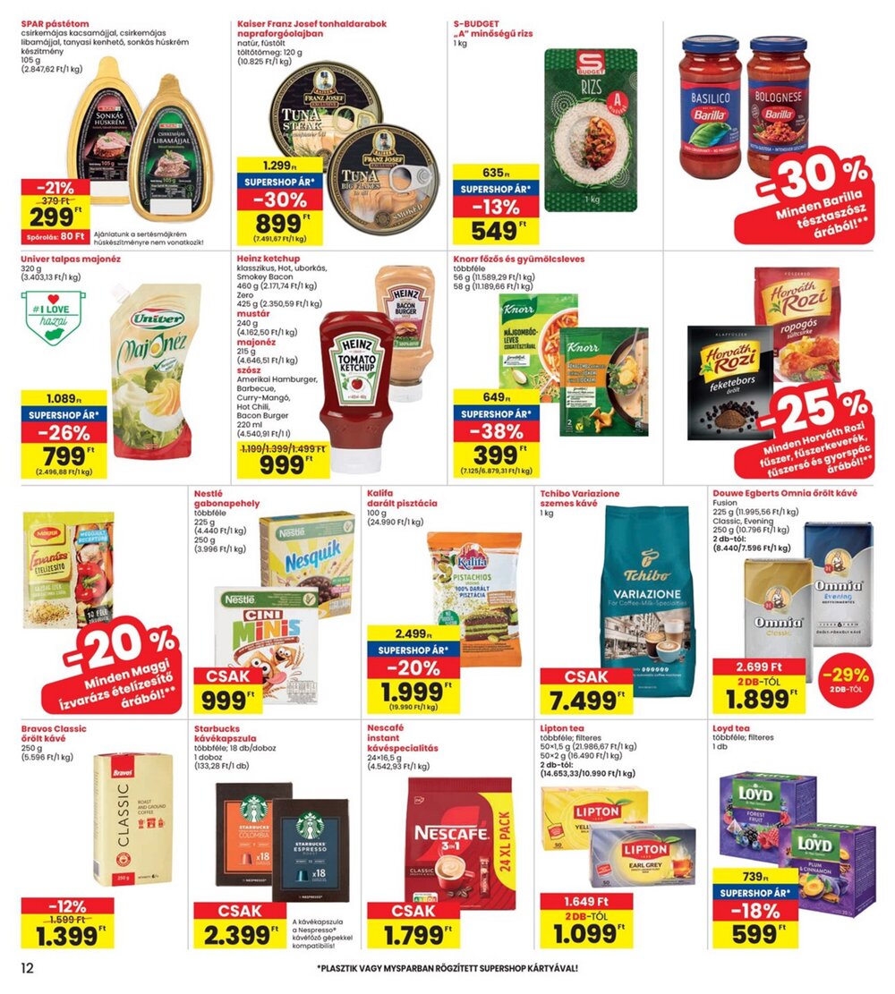 Interspar akciós újság 2026.02.26-tól - 12. oldal.