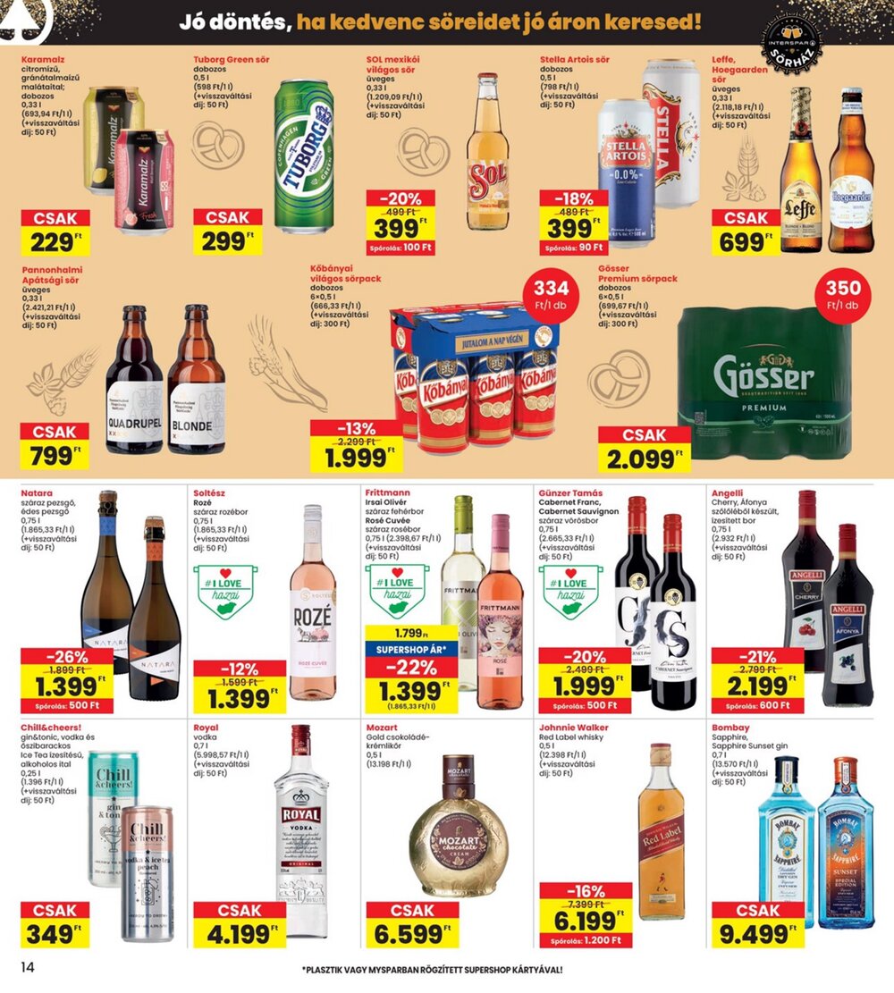 Interspar akciós újság 2026.02.26-tól - 14. oldal.