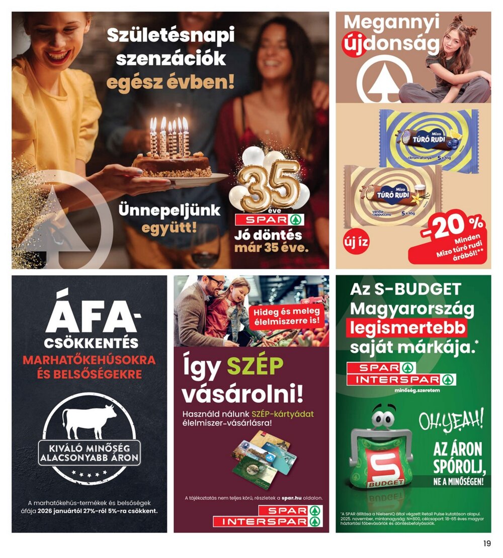 Interspar akciós újság 2026.02.26-tól - 19. oldal.