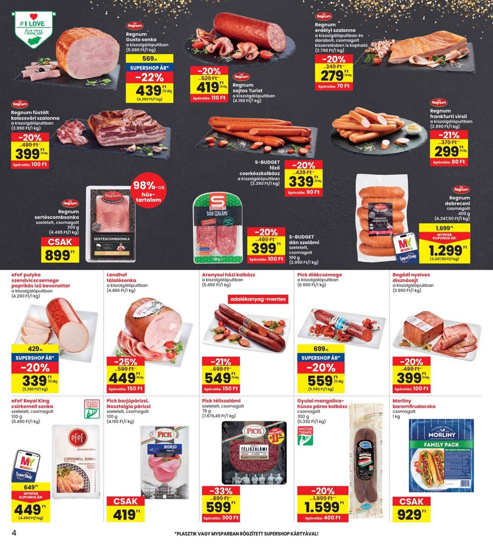 Interspar akciós újság 2026.02.26-tól - 4. oldal.