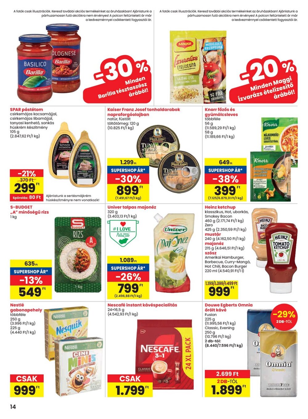 Spar akciós újság 2026.02.26-tól - 14. oldal.