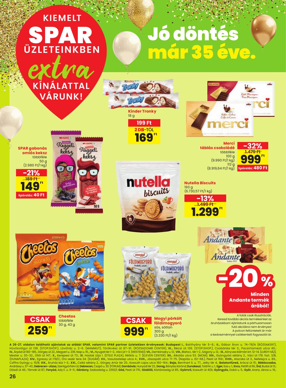 Spar Extra akciós újság 2026.02.26-tól - 7. oldal.