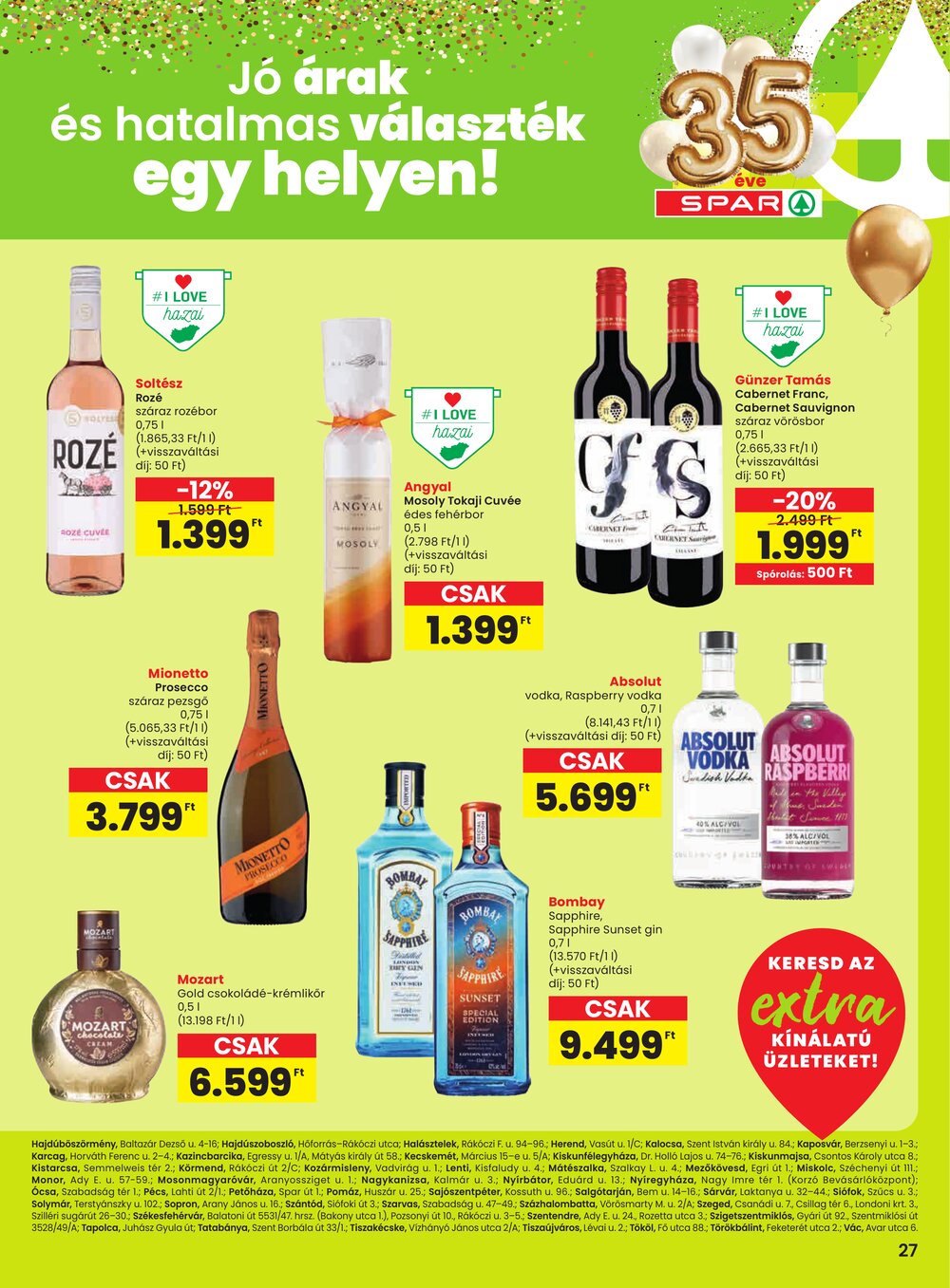 Spar Extra akciós újság 2026.02.26-tól - 8. oldal.