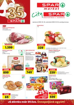 Spar Market akciós újság 2026.02.26-tól