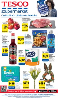Tesco akciós újság 2026.02.26-tól