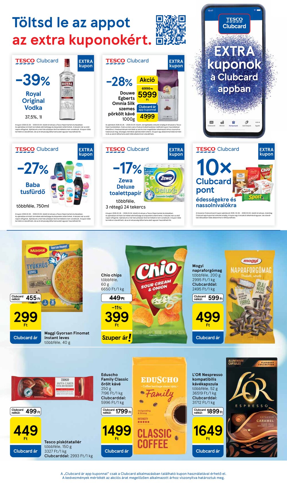 Tesco akciós újság 2026.02.26-tól - 3. oldal.