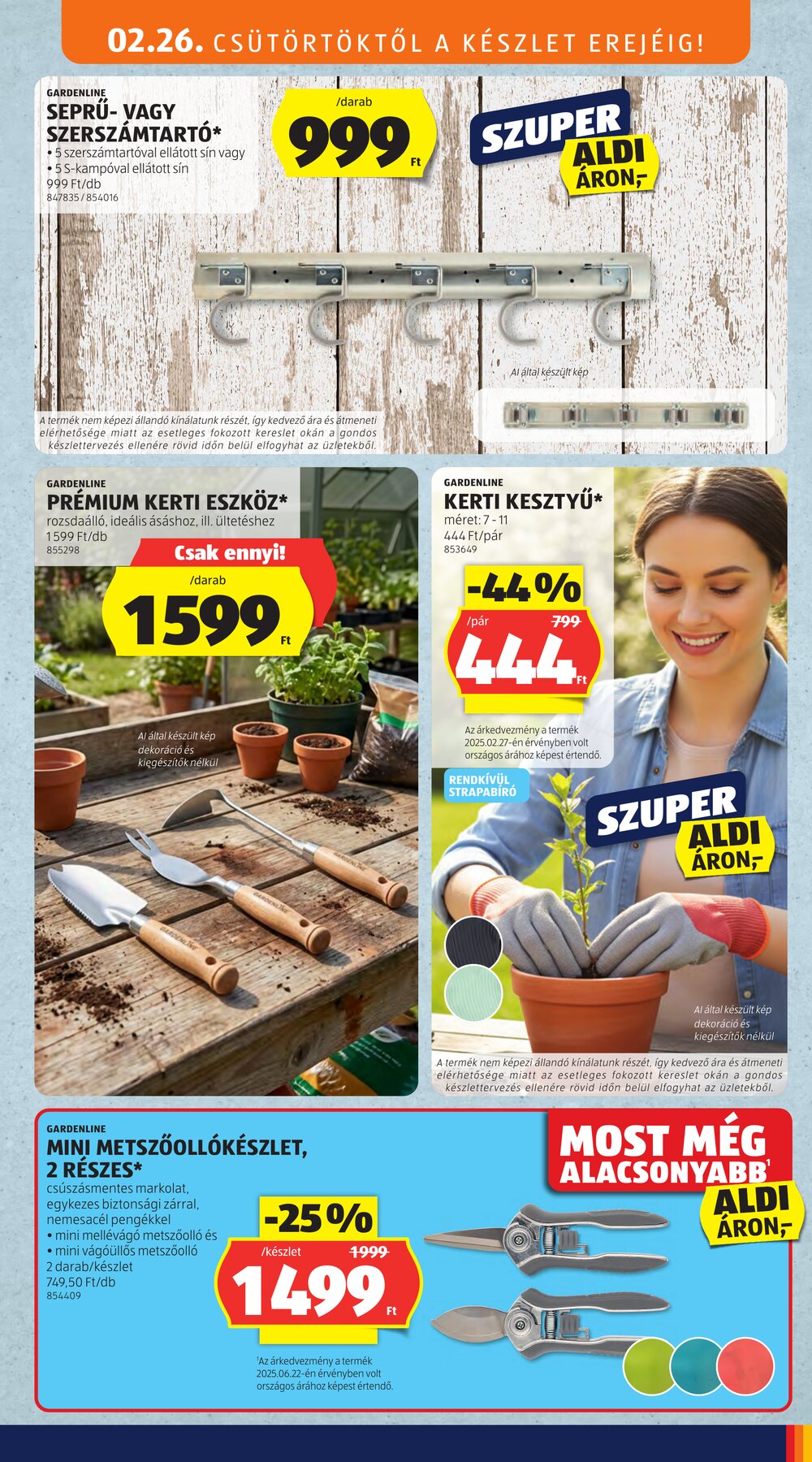 Aldi akciós újság 2026.02.26-tól - 25. oldal.