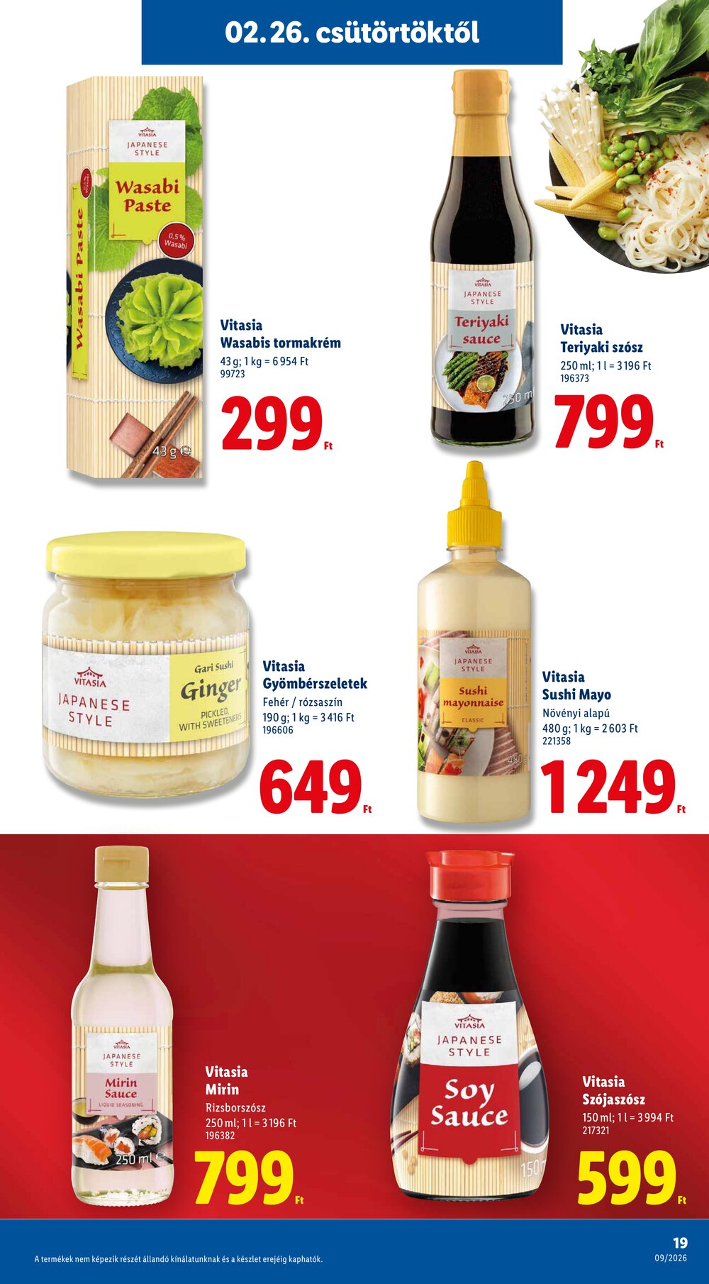 Lidl akciós újság 2026.02.26-tól - 19. oldal.