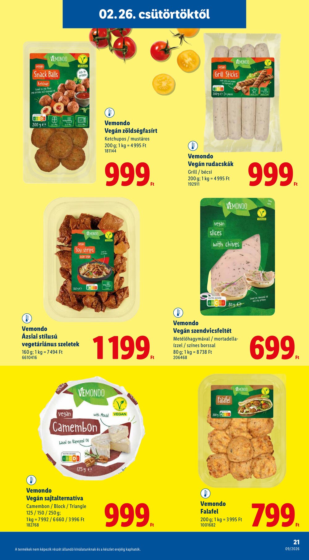 Lidl akciós újság 2026.02.26-tól - 21. oldal.