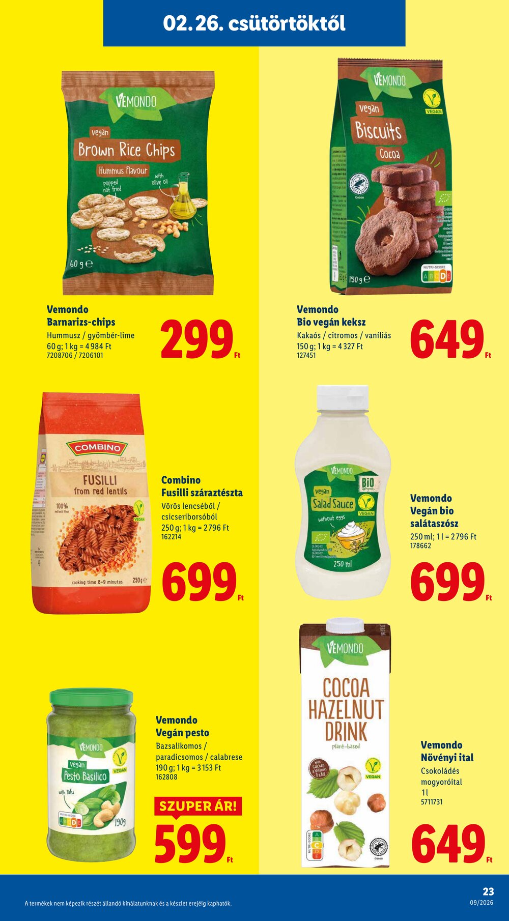 Lidl akciós újság 2026.02.26-tól - 23. oldal.