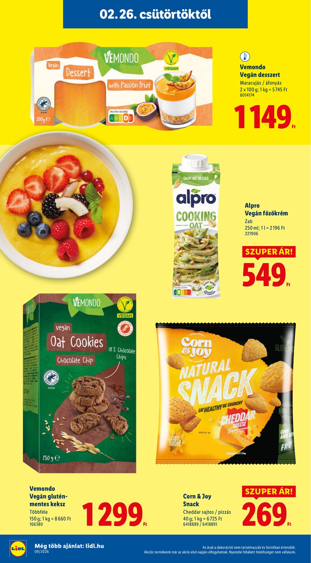 Lidl akciós újság 2026.02.26-tól - 26. oldal.