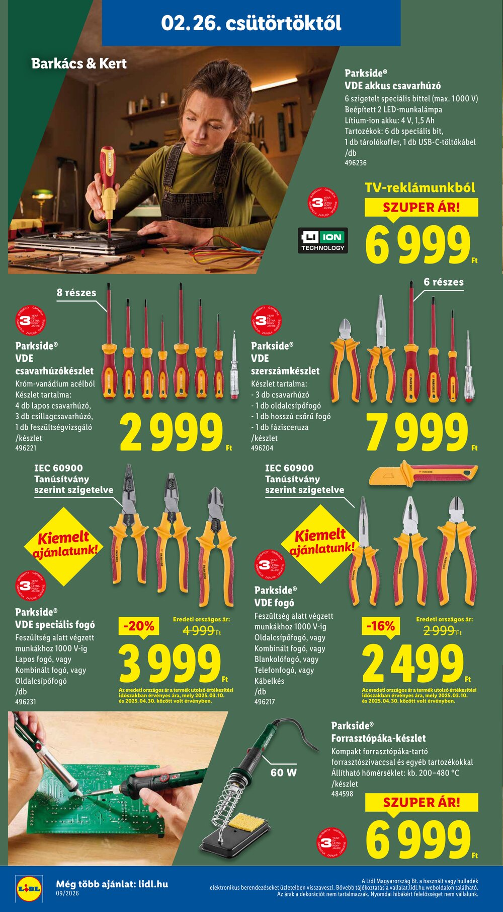 Lidl akciós újság 2026.02.26-tól - 36. oldal.
