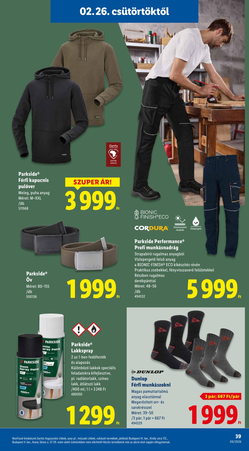 Lidl akciós újság 2026.02.26-tól - 39. oldal.